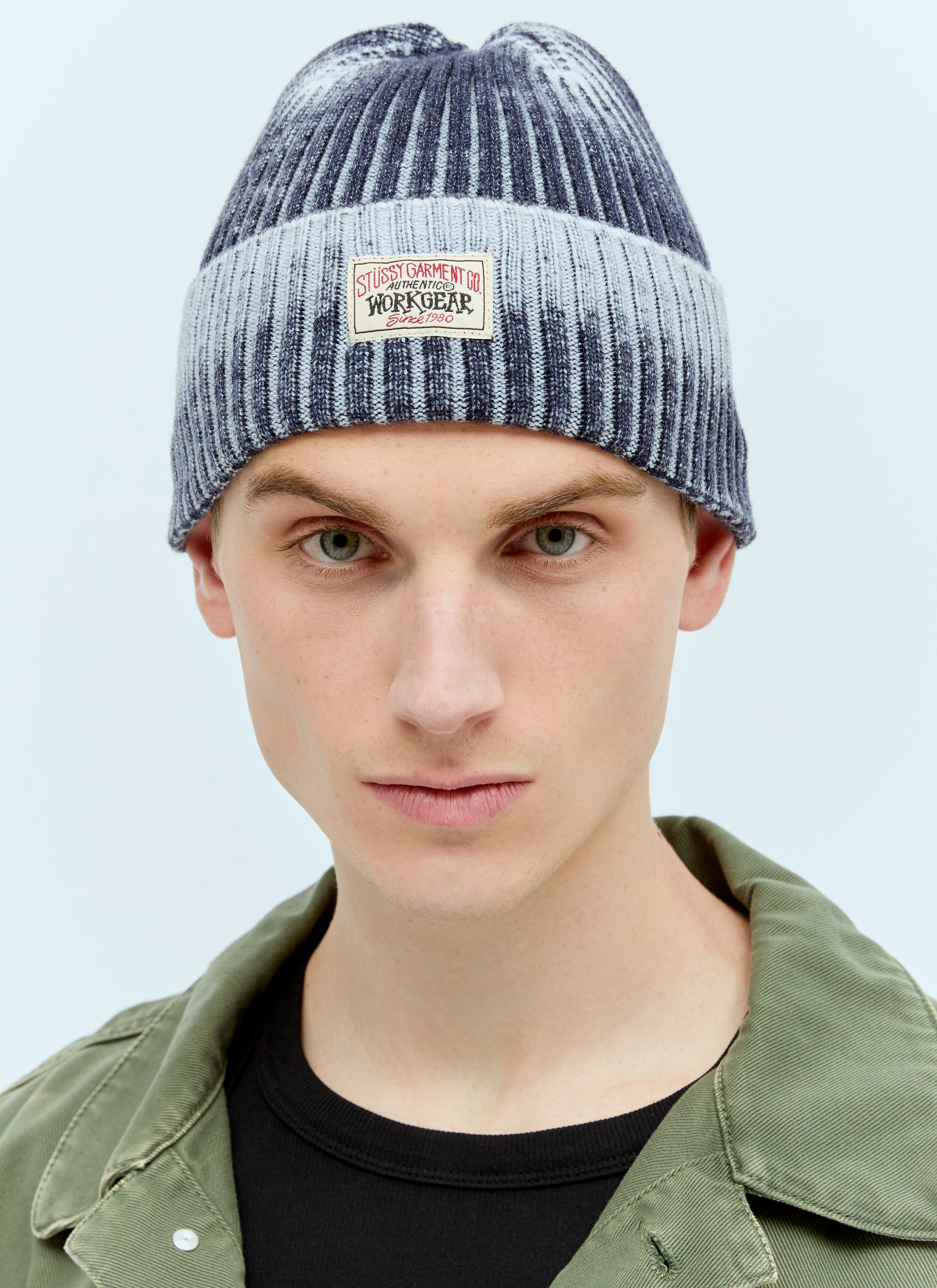 Stüssy Men's' Spray Cuff Beanie Hat in Blue | LN-CC®