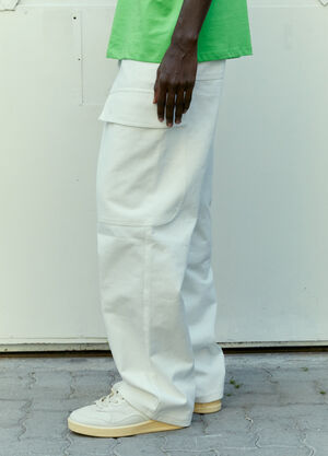 Sky High Farm Workwear Alastair Mckimm ワークウェアパンツ ホワイト skh0354008