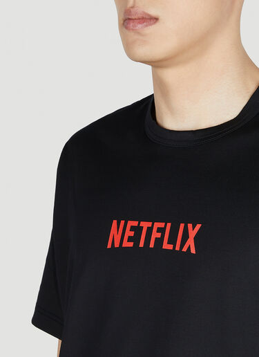 Junya Watanabe Netflix T-Shirt Black jwn0152010