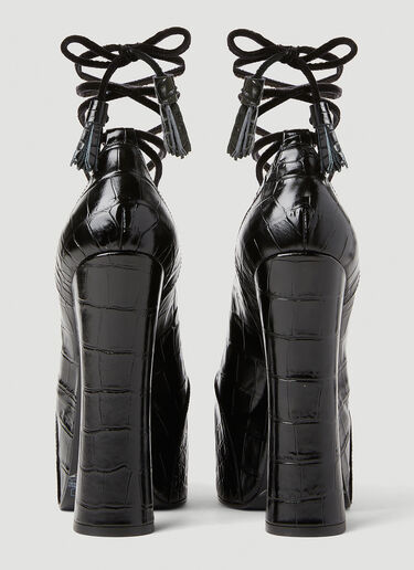 Vivienne Westwood Elevated Ghillie Platform Shoes Black vvw0251134