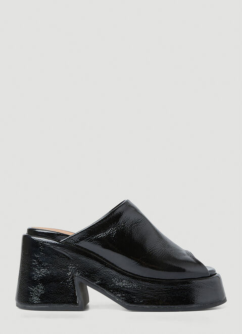 Versace Retro Platform Wedge Mules Pink vrs0249054