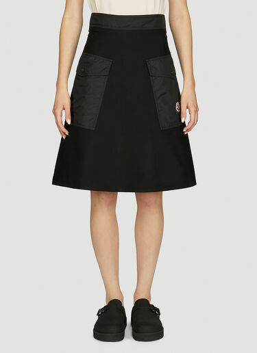 Moncler Patch Pocket Skirt Black mon0247045