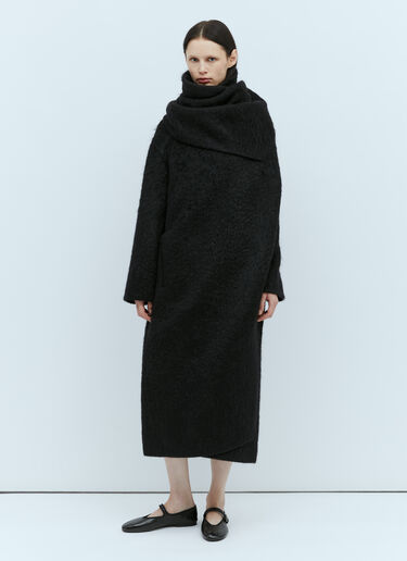 The Row Orlando Wool Coat Black row0253025