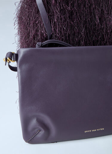 Dries Van Noten Marche Medium Tote Bag Purple dvn0264036