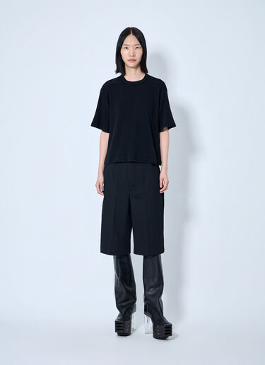 LN-CC® - Rick Owens: Work Shorts - Black Rick Owens Work Shorts Black ric0265021