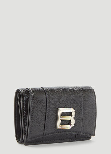 Balenciaga Hourglass Mini Wallet Black bal0243062