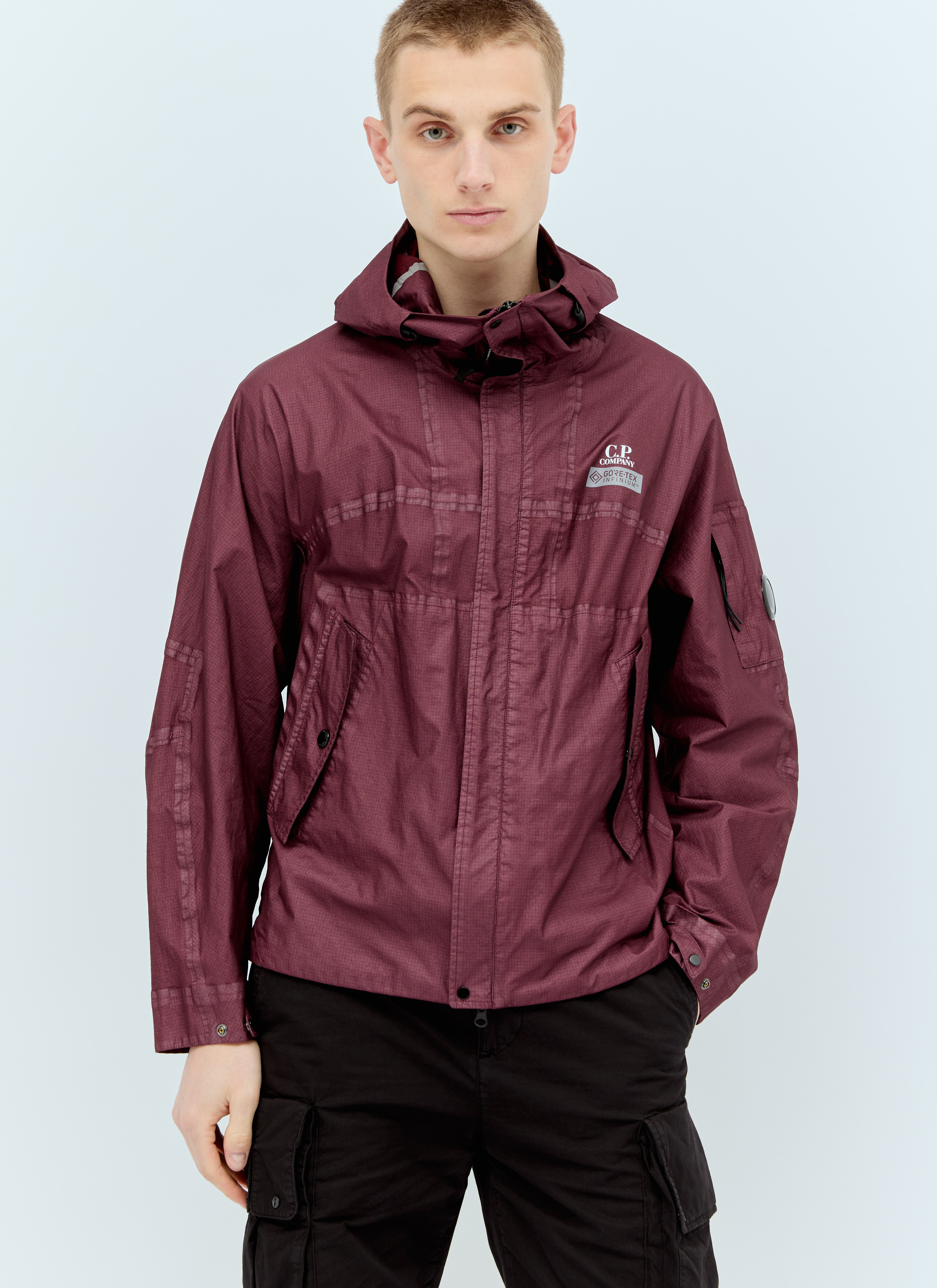 Maroon hooded jacket on sale