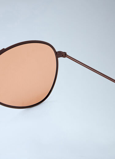 LN-CC® - Acne Studios: Metal Aviator Sunglasses - Brown Acne Studios Metal Aviator Sunglasses Brown acn0264061