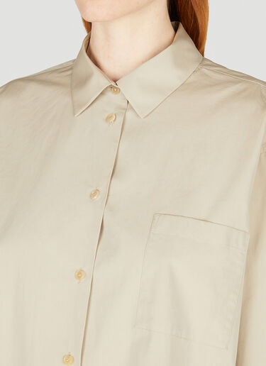 The Row Brant Shirt Beige row0251001