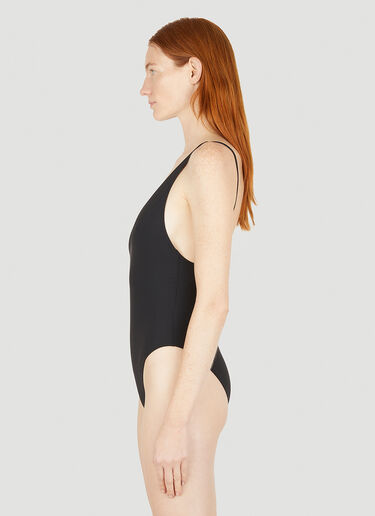 TOTEME Deep Neck Swimsuit Black tot0251008