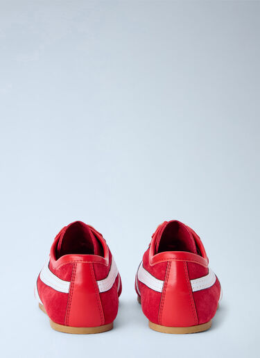Dries Van Noten Suede Panel Sneakers Red dvn0265027