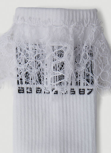 VTMNTS Lace Barcode Socks White vtm0351014