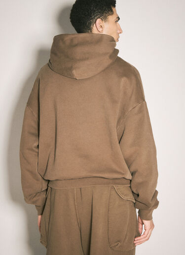 Entire Studios Thermal Hooded Sweatshirt Brown ent0357003