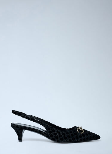 Gucci GG Slingback Pumps Black guc0261064