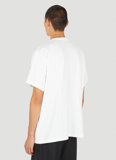 Burberry Logo Print T-Shirt White bur0150007