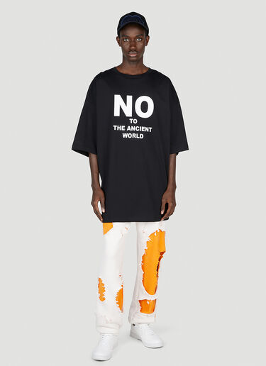 スローガンTシャツ Liberal Youth Ministry スローガンTシャツ ブラック lym0152006