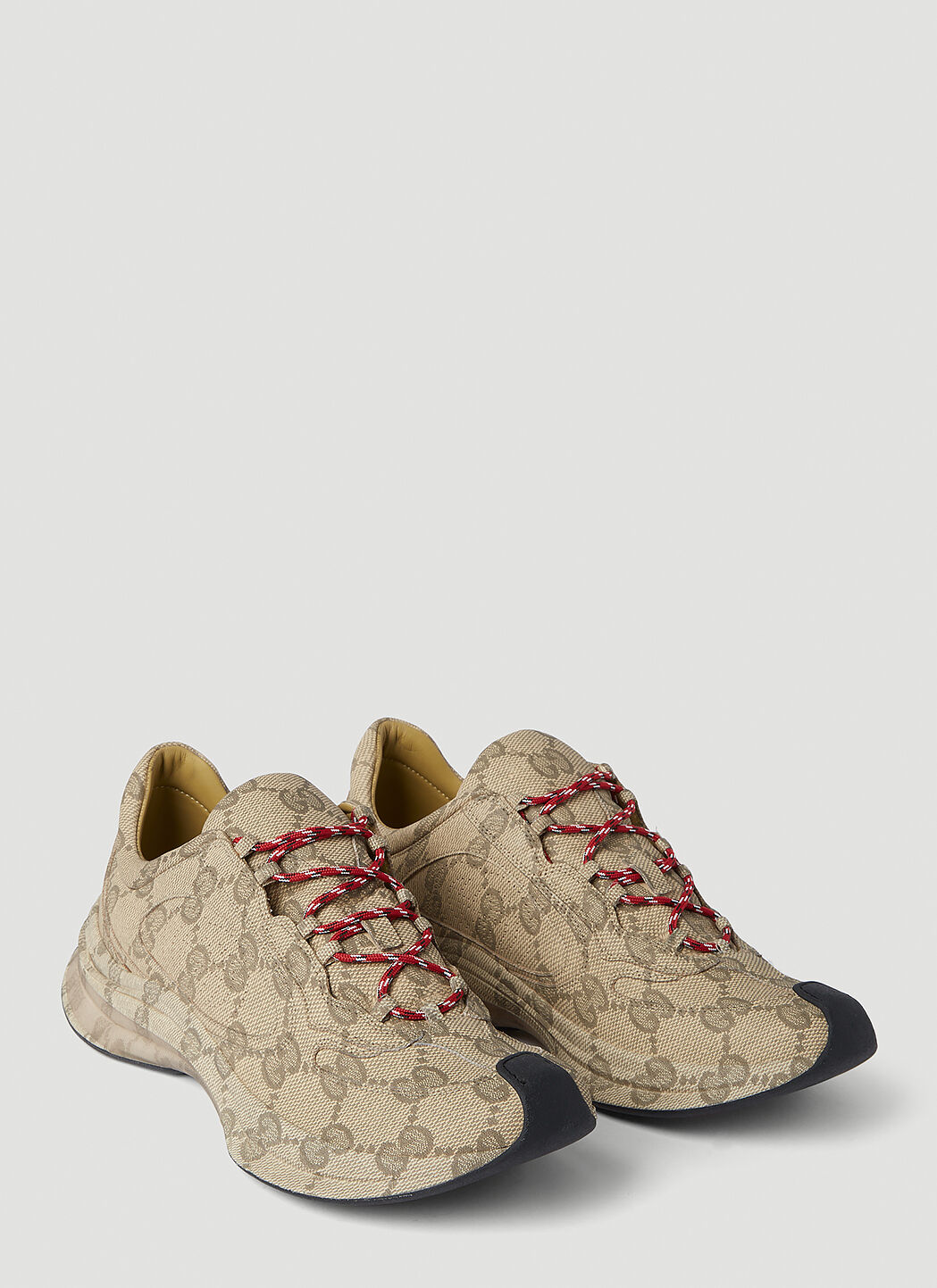 Gucci Men s Monogram Sneakers in Beige LN CC