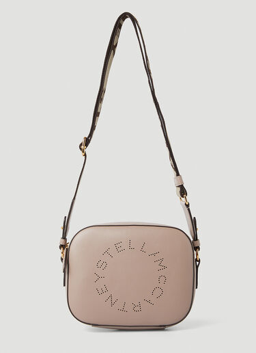 Stella McCartney Perforated Small Camera Shoulder Bag Beige stm0247027