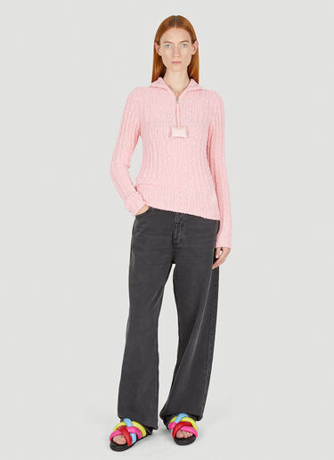 Moncler x JW Anderson Cotton Bouclé Jumper Pink mjw0249018