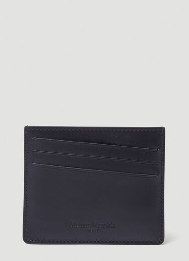 Maison Margiela Embossed Diagonal Slot Cardholder Black mla0147015