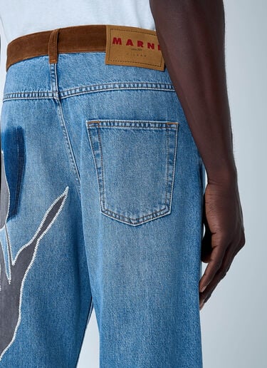 Jeans With Velvet Belt Marni Jeans With Velvet Belt Denim mni0162005