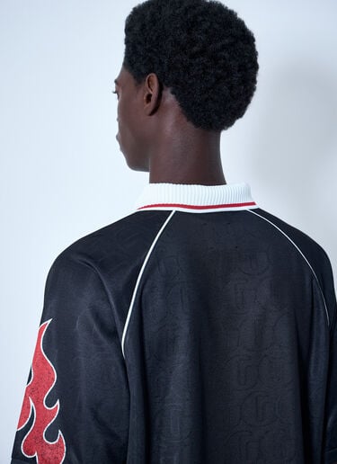 Gallery Dept. Embroidered Polo Shirt Black gdp0164009