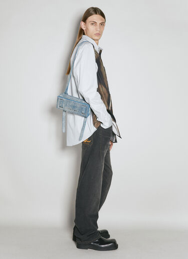 Mini Accordion Shoulder Bag Y/Project Mini Accordion Shoulder Bag Blue ypr0153022