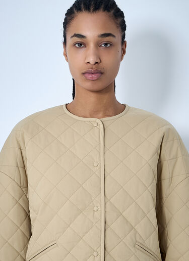 TOTEME Quilted Jacket Beige tot0260009