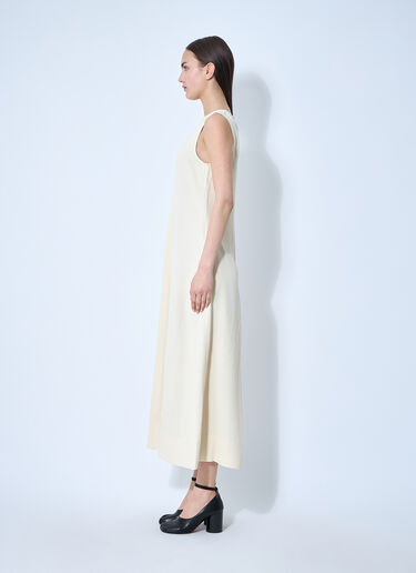 TOTEME Woven Striped Dress Beige tot0260024