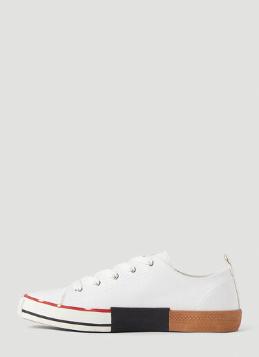 Maison Margiela Canvas Low-Top Sneakers White mla0243059