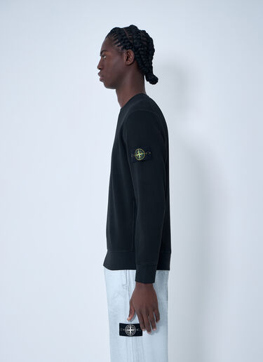 Stone Island Logo Patch Sweater Black sto0164081