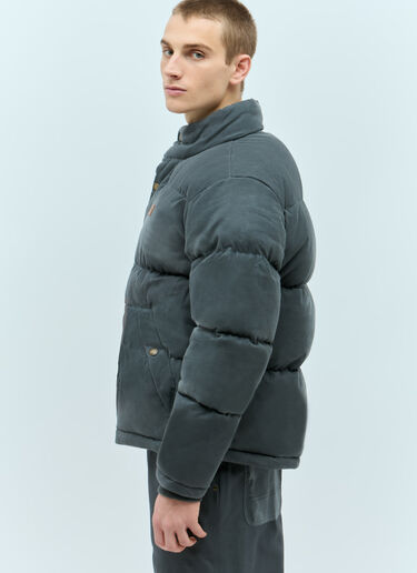 Dickies Lucas Waxed Puffer Jacket Grey dks0154006