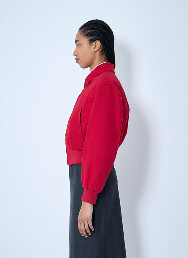 Prada Cotton Trucker Jacket Red pra0260064