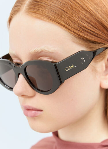 Chloé Round Frame Sunglasses Black cls0258001