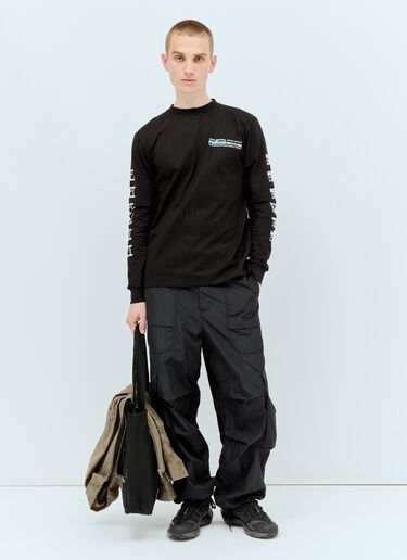 Space Available ラジカルリサイクルTシャツ  ブラック spa0356016