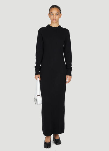 Link-Chain Knitted Dress Rabanne Link-Chain Knitted Dress Black pac0253031