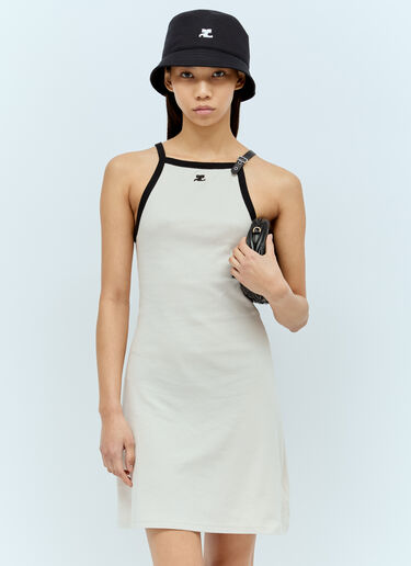 Courrèges 徽标刺绣渔夫帽  黑色 cou0356002