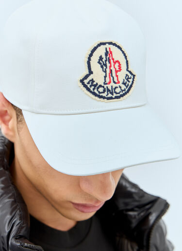Moncler 徽标贴饰棒球帽 白色 mon0157059