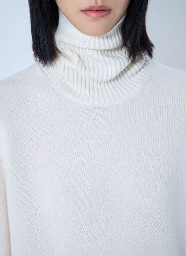 LN-CC® - Toteme: Cashmere Turtleneck - Cream Toteme Cashmere Turtleneck Cream tot0265062