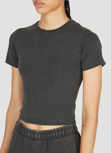 Micro Cropped T-Shirt Entire Studios Micro Cropped T-Shirt Black ent0253019
