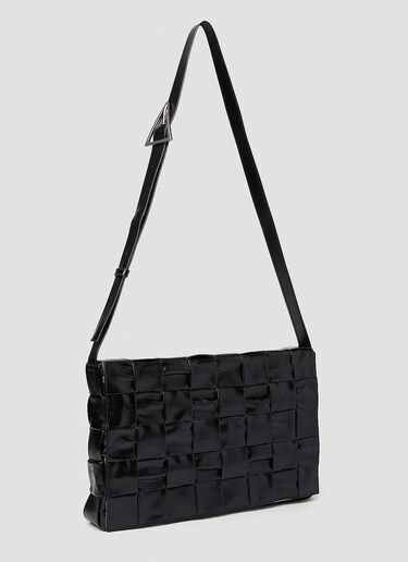 Patent Cassette Crossbody Bag Bottega Veneta Patent Cassette Crossbody Bag Black bov0151073
