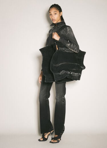 Maxi Wire Cabas Tote Bag Y/Project Maxi Wire Cabas Tote Bag Black ypr0358023
