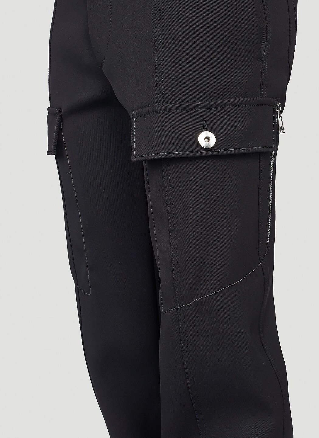 Bottega Veneta Unisex Double Cavalry Pants in Black | LN-CC®
