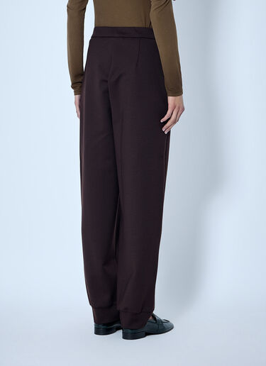 Max Mara Tailored Wool Pants Dark Brown max0266038