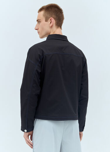 AFFXWRKS Topstitched Zip-Up Jacket Black afx0156002