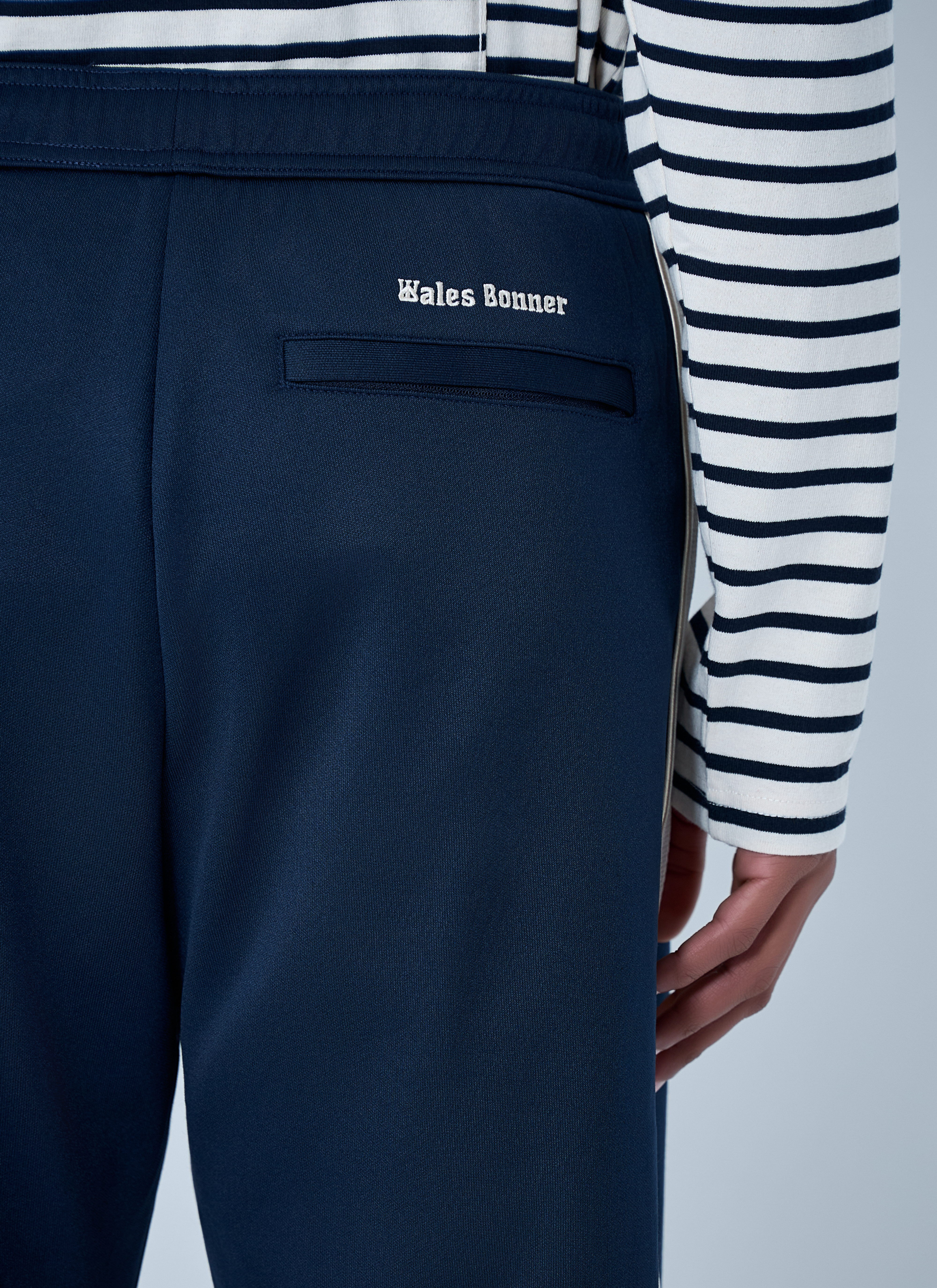 Wales Bonner Men's' Motion Track Pants in Navy | LN-CC®