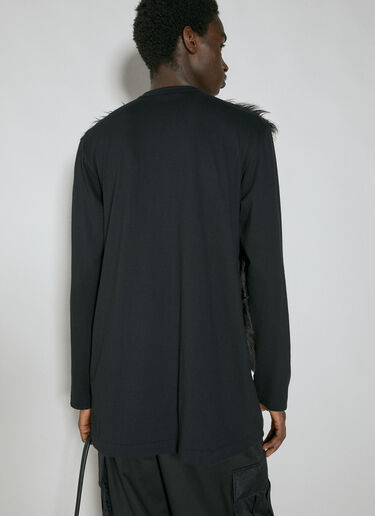 Comme des Garçons Homme Plus 人造毛皮 T 恤 黑色 hpl0154004