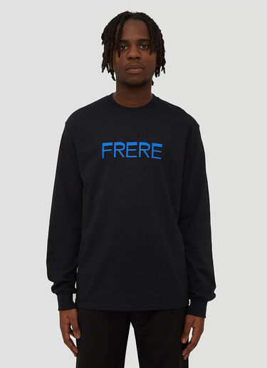 Frere Frere 롱 슬리브 프린트 티셔츠 Black fre0335002