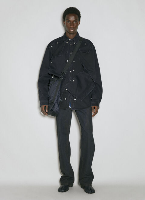 Y/Project Evergreen Snap Off Denim Shirt Grey ypr0153001