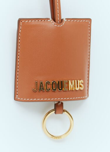 Jacquemus Le Porte Clés Bagage Keyring Brown jac0254090